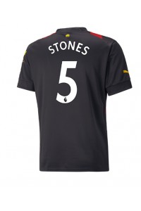 Manchester City John Stones #5 Voetbaltruitje Uit tenue 2022-23 Korte Mouw